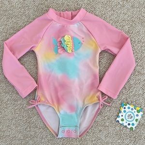 Little Me Fish One-Piece Swimsuit